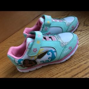 Disney Moana Sneakers Girls Size 10
